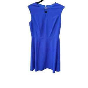 Tahari Arthur S. Levine Stretch‎ Keyhole Neck Cap Sleeve Sheath Dress Size 6P